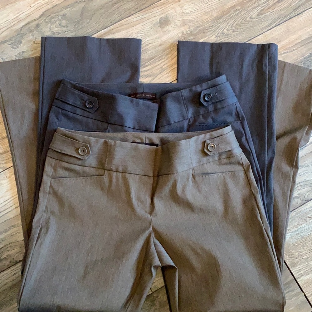 Two pair of limited slacks. Size 6S